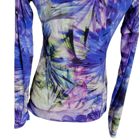 Athleta Womens Aquatic Floral Kailua Rash Guard Size XS - Picture 7 of 9